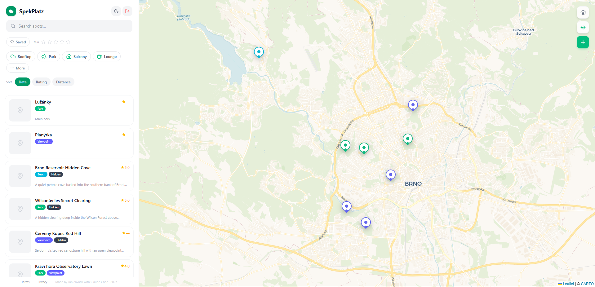 SpekPlatz screenshot